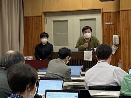 吉田高校 富士山学・教員向け研修会(1回目)が行われました