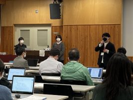 吉田高校 富士山学・教員向け研修会(1回目)が行われました