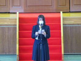 令和2年度 第71回卒業証書授与式が行われました