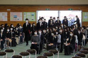 令和2年度 第71回卒業証書授与式が行われました
