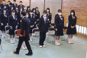 令和2年度 第71回卒業証書授与式が行われました
