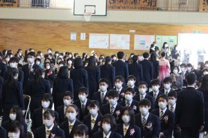 令和2年度 第71回卒業証書授与式が行われました