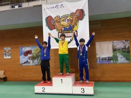 祝　全国高校選抜大会　全国入賞　ウエイトリフティング部