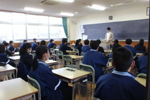令和3年3月13日(土)1・2年生オープンスタディー「先輩の話を聞く会」