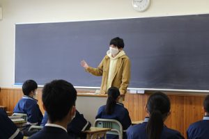 令和3年3月13日(土)1・2年生オープンスタディー「先輩の話を聞く会」