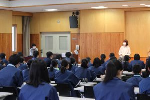 令和3年3月13日(土)1・2年生オープンスタディー「先輩の話を聞く会」