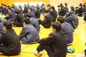 令和3年3月13日(土)1・2年生オープンスタディー「先輩の話を聞く会」
