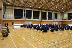令和3年3月13日(土)1・2年生オープンスタディー「先輩の話を聞く会」