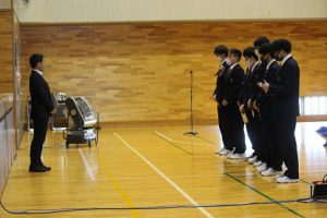 令和2年度末 第1学年・第2学年 学年集会が行われました