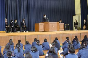 令和2年度 離退任式が行われました