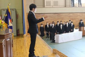 令和3年度山梨県立吉田高等学校入学式が行われました