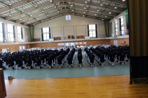 令和3年度山梨県立吉田高等学校入学式が行われました