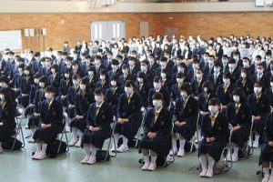 令和3年度山梨県立吉田高等学校入学式が行われました