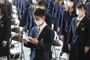 令和3年度山梨県立吉田高等学校入学式が行われました