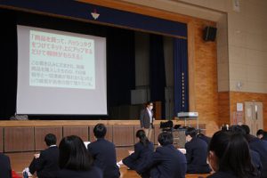 令和3年度 ケータイ・スマホ安全利用教室が行われました