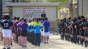 令和3年度山梨県高等学校総合体育大会壮行会が行われました