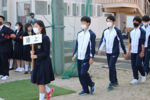 令和3年度山梨県高等学校総合体育大会壮行会が行われました