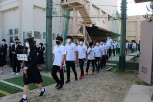 令和3年度山梨県高等学校総合体育大会壮行会が行われました