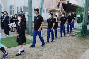 令和3年度山梨県高等学校総合体育大会壮行会が行われました