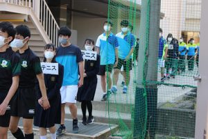 令和3年度山梨県高等学校総合体育大会壮行会が行われました