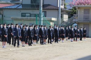令和3年度山梨県高等学校総合体育大会壮行会が行われました