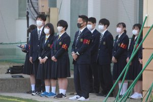 令和3年度山梨県高等学校総合体育大会壮行会が行われました