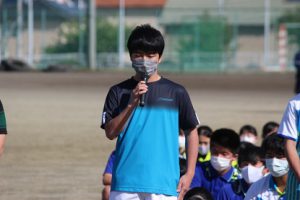 令和3年度山梨県高等学校総合体育大会壮行会が行われました