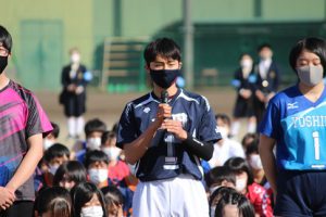 令和3年度山梨県高等学校総合体育大会壮行会が行われました
