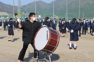 令和3年度山梨県高等学校総合体育大会壮行会が行われました