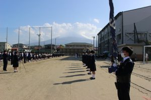 令和3年度山梨県高等学校総合体育大会壮行会が行われました