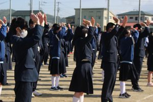 令和3年度山梨県高等学校総合体育大会壮行会が行われました
