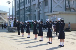 令和3年度山梨県高等学校総合体育大会壮行会が行われました