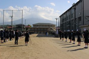 令和3年度山梨県高等学校総合体育大会壮行会が行われました