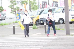 令和3年度第1回通学時マナーアップ運動が行われました