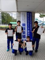 祝　優勝 関東高校体育大会 ウエイトリフティング部（梶原健成くん・宮下姫実さん ボート部（塘 智行くん・勝呂日陽くんペア）