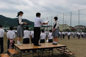 令和３年度納め式(6月)を行いました