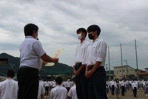 令和３年度納め式(6月)を行いました