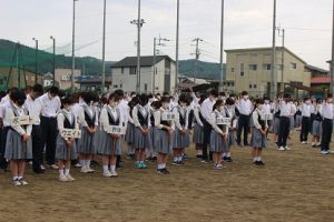令和3年度 全国大会出場部・野球部壮行会を行いました