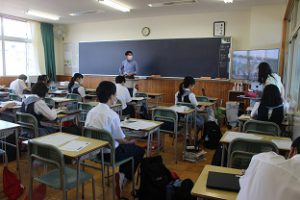 令和3年8月30日(月)分散登校が始まりました