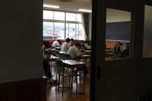 令和3年9月16日(木) 前期第2回試験1日目の様子です