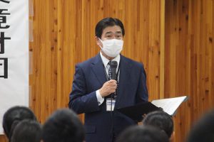 令和3年度山梨県立吉田高等学校 粟井英朗環境財団 助成事業 理数科「課題研究」発表会が開催されました