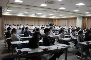 令和3年度山梨県立吉田高等学校 粟井英朗環境財団 助成事業 理数科「課題研究」発表会が開催されました