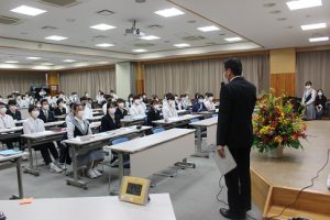 令和3年度山梨県立吉田高等学校 粟井英朗環境財団 助成事業 理数科「課題研究」発表会が開催されました