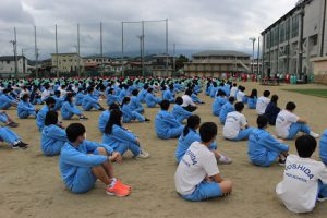 令和3年度 前期末集会を行いました