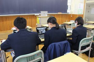 吉田高校とイギリスをつなぐ　理数科2年生 国際交流事業を行いました