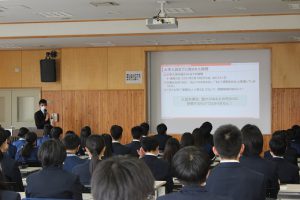 3学年進路説明会 出願に関してのガイダンスが行われました