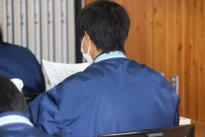 3学年進路説明会 出願に関してのガイダンスが行われました