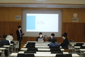 令和3年度後期生徒総会が行われました