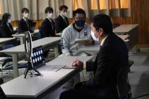 令和3年度後期生徒総会が行われました