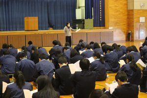 令和3年度 吉田高等学校 2学年修学旅行結団式が行われました